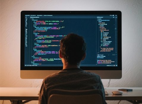 Velocidad páginas web auditoría WPO LG Data One hombre del equipo trabajando