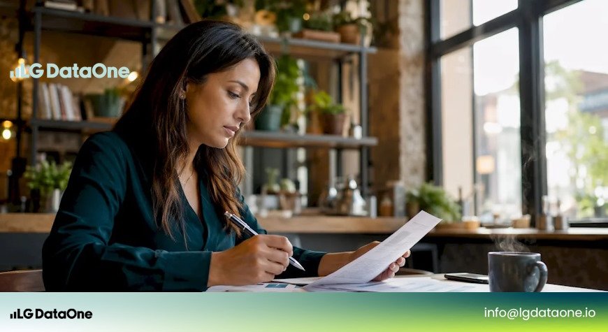 Automatizacion de procesos en marketing digital Automatización de procesos en marketing digital: guía práctica LG DATAONE 1 Automatización de procesos en marketing digital. Ejecutiva analizando informes de estrategias digitales