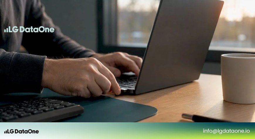 VWO vs Optimizely VWO vs Optimizely: comparativa para equipos LG DATAONE 1 Unas manos conectan un USB al portátil sobre el escritorio. VWO vs Optimizely