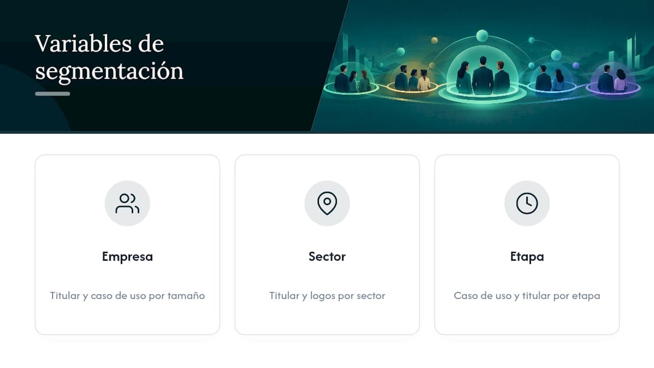 1790347165089 Variables de segmentacion para landing B2B Cómo optimizar una landing B2B: la guía práctica para aumentar leads cualificados LG DATAONE 1 Variables de segmentación para landing B2B
